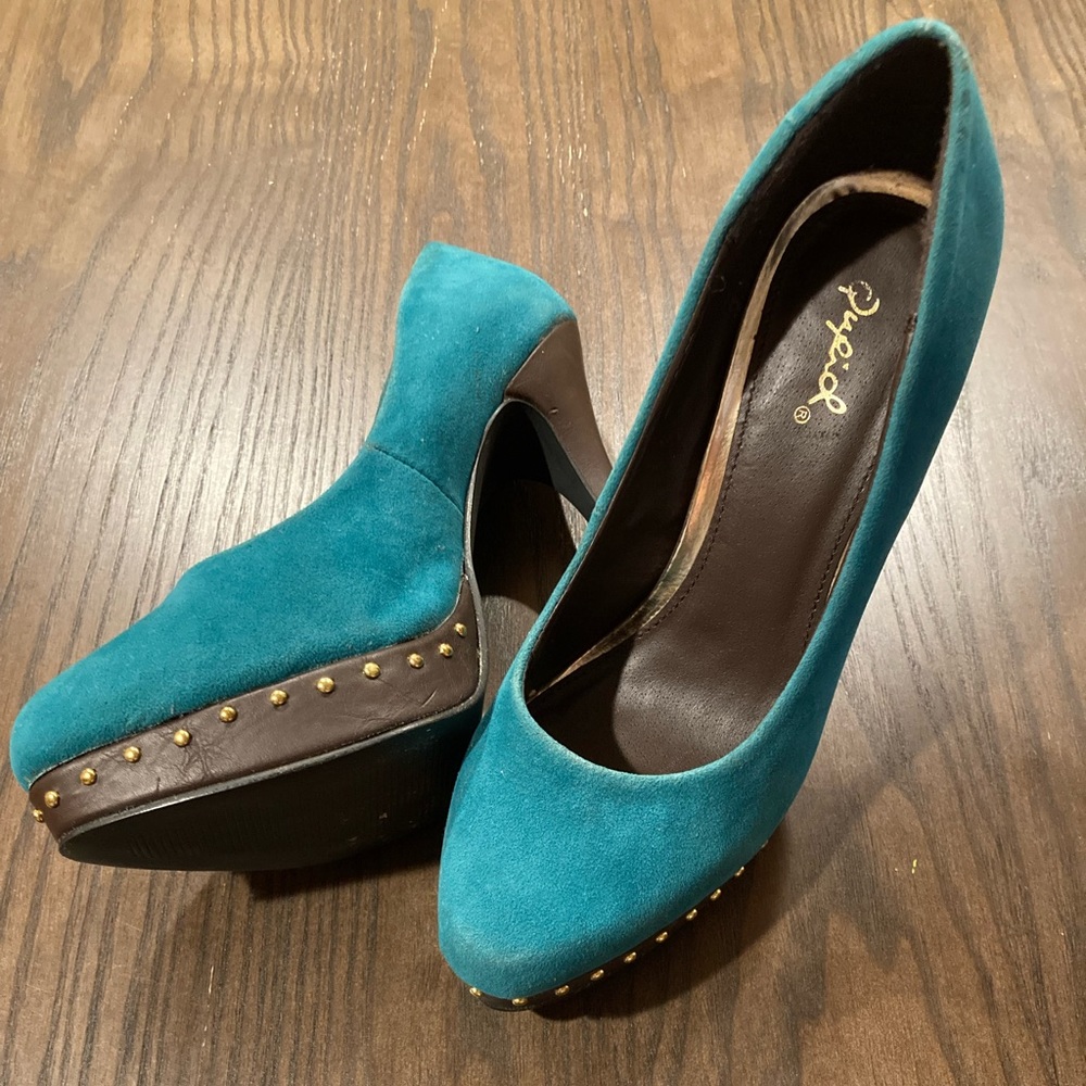 Torquise 5” heels